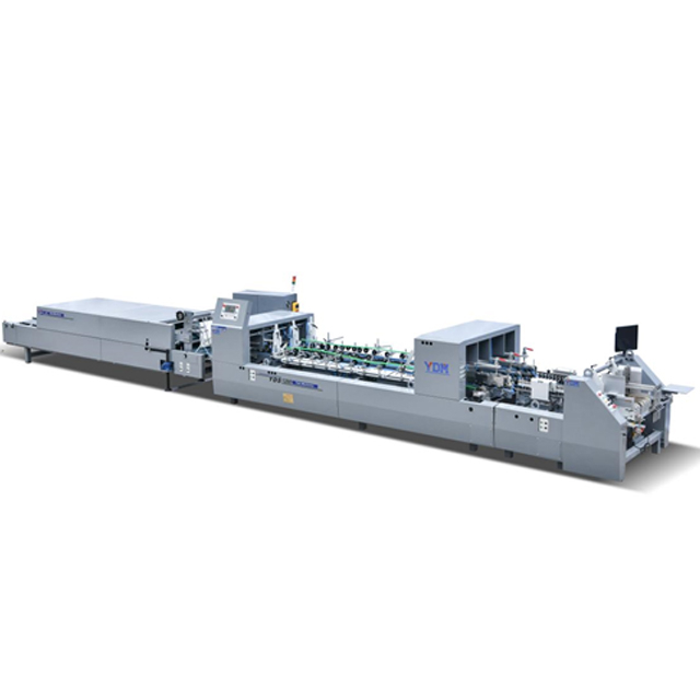 YDS-1450BT全自动单边直线盒平口箱糊盒机糊箱机